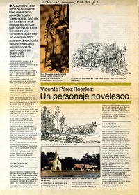 Vicente Pérez Rosales, un personaje novelesco  [artículo].