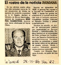 El Rostro de la noticia  [artículo].