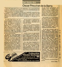 Oscar Pinochet de la Barra  [artículo] Cronos.