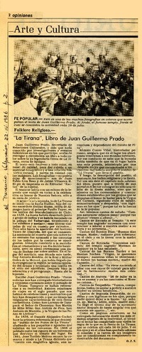 "La Tirana", libro de Juan Guillermo Prado  [artículo] O. Z. S.
