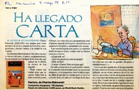 Ha llegado carta.  [artículo]