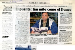 El Puente: tan mito como el Trauco  [artículo] Loreto Bustos N.