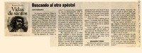 Buscando al otro apóstol  [artículo] Justo Barranco.