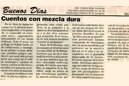 Cuentos con mezcla dura  [artículo] Carlos Ruiz Zaldívar.