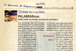 Libros  [artículo] por Luis Riffo.