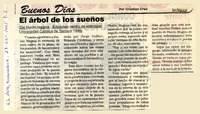 El árbol de los sueños  [artículo] por Cristian Cruz.
