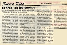 El árbol de los sueños  [artículo] por Cristian Cruz.