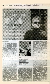 Birmajer edita sus mejores cuentos de casados  [artículo] Andrés Gómez Bravo.