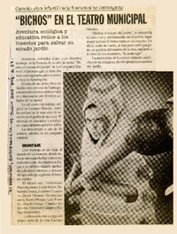 "Bichos" en el Teatro Municipal  [artículo]