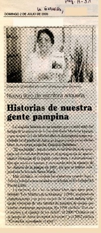 Historias de nuestra gente pampina  [artículo]