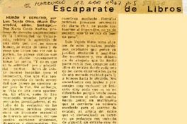 Humor y derecho  [artículo]