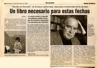 Un Libro necesario para estas fechas  [artículo]
