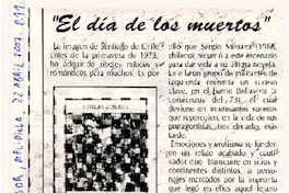 El Día de los muertos  [artículo].