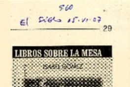 La tragedia de lo elemental  [artículo]Ursula Starke.