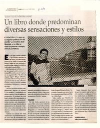Un libro donde predominan diversas sensaciones y estilos  [artículo] Leonardo Robles.