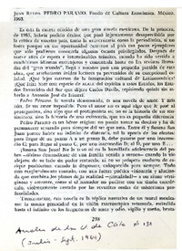 Pedro Páramo  [artículo] Norman Cortés.