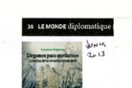 LLegamos para quedarnos  [artículo] Gonzalo Martner