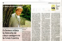 Echenoz relata la historia de cinco amigos en la Gran Guerra  [artículo] Patricio Jara