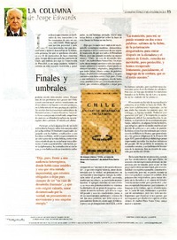 Finales y umbrales  [artículo] Jorge Edwards
