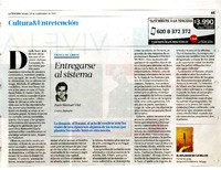Entregarse al sistema  [artículo] Juan Manuel Vial
