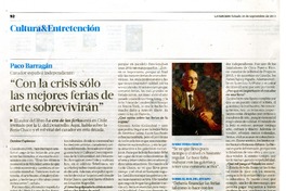 "Con la crisis sólo las mejores ferias de arte sobrevivirán"  [artículo] Denisse Espinoza