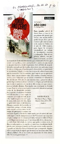 Tokio Año Cero  [artículo] Rodrigo Pinto