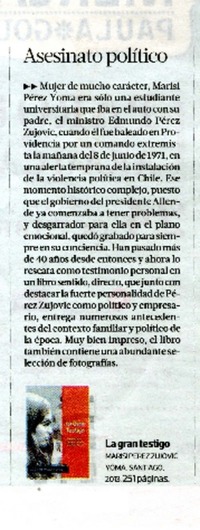 Asesinato político  [artículo]