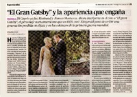 "El gran Gatsby" y la apariencia que engaña  [artículo] Sebastián Grant.