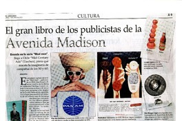 El gran libro de los publicistas de la Avenida Madison  [artículo] Ignacio Díaz.
