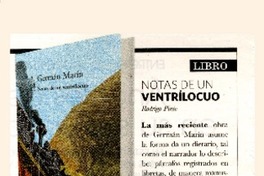 Notas de un ventrílocuo  [artículo] Rodrigo Pinto