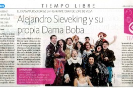 Alejandro Sieveking y su propia Dama Boba  [artículo] Marietta Santí.