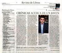 Crónicas acerca de un joven  [artículo] Pedro Gandolfo