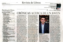 Crónicas acerca de un joven  [artículo] Pedro Gandolfo