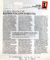 Un relato que se reorienta con fortuna  [artículo] José Promis