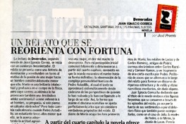 Un relato que se reorienta con fortuna  [artículo] José Promis