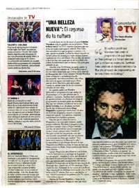"Una belleza nueva": El regreso de la cultura  [artículo] Vasco Moulian