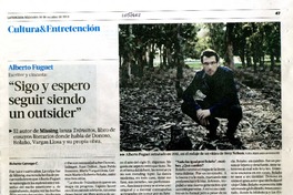 "Sigo y espero seguir siendo un outsider"  [artículo] Roberto Careaga C.