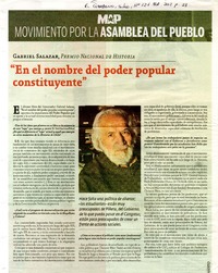 "En el nombre del poder popular"  [artículo]