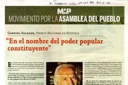 "En el nombre del poder popular"  [artículo]