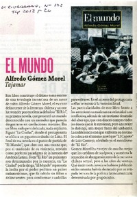 El Mundo  [artículo] Cristóbal Gaete