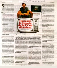 Haciendo la historia de la TV en dictadura  [artículo] Mauricio Becerra Rebolledo