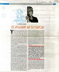 El hombre de la cancha  [artículo] Pedro Lemebel