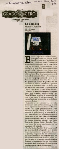 La cuadra  [artículo] Cristóbal Gaete