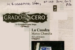 La cuadra  [artículo] Cristóbal Gaete