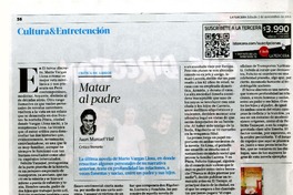 Matar al padre  [artículo] Juan Manuel Vial