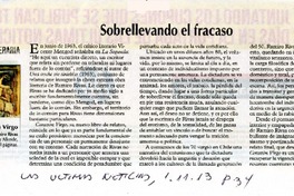 Sobrellevando el fracaso  [artículo] Patricia Espinosa