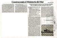 Construyendo el Ministerio del Mar  [artículo] Marino Muñoz Lagos