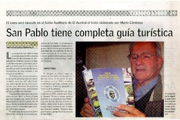 San Pablo tiene completa guía turística  [artículo] Susana Herrera Delgado.