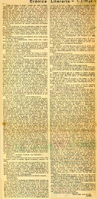 Crónica literaria  [artículo] Alone