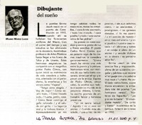 Dibujante del sueño  [artículo] Marino Muñoz Lagos.
